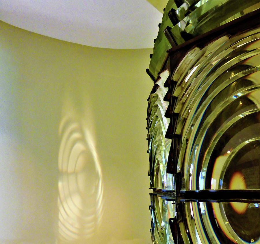 Fresnel Lens Wall Reflection Photograph by Sharon Williams Eng