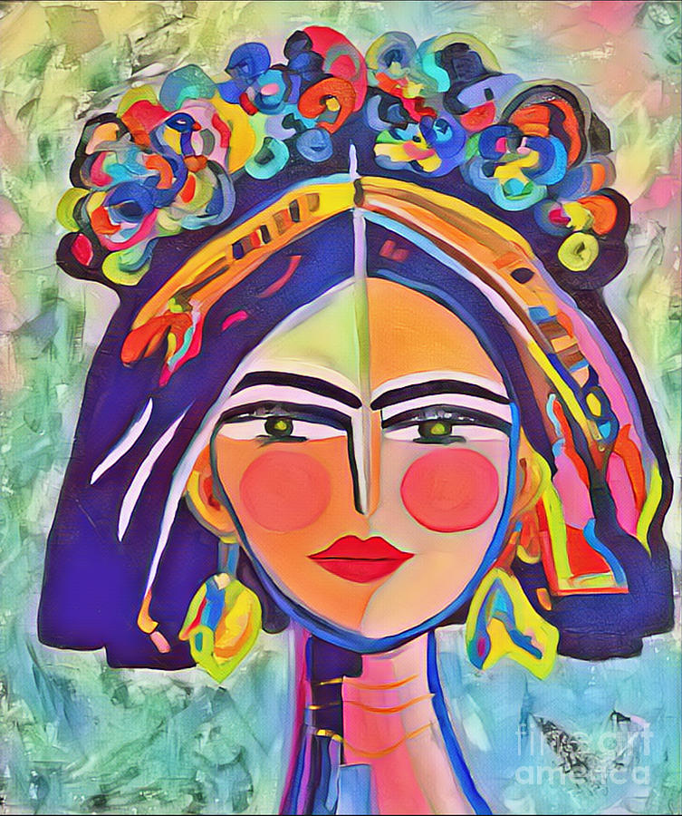 Frida 2 Painting by Patsy Walton