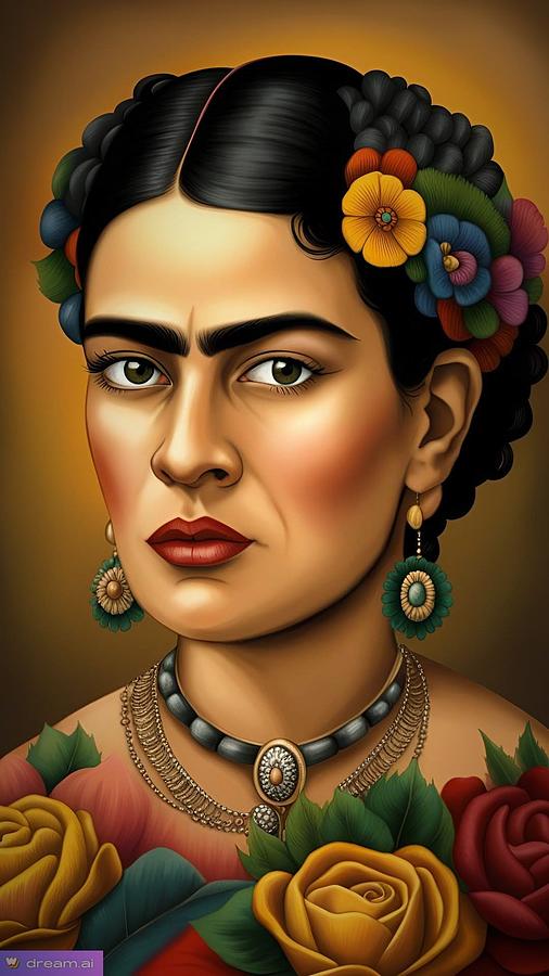 Frida Kahlo 1 Digital Art by Denise F Fulmer