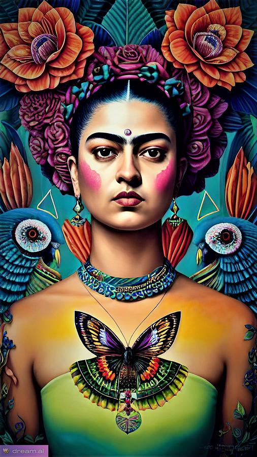 Frida Kahlo 3 Digital Art by Denise F Fulmer