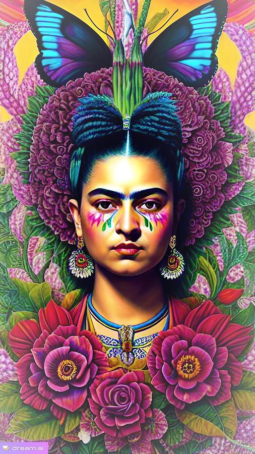 Frida Kahlo 4 Digital Art by Denise F Fulmer