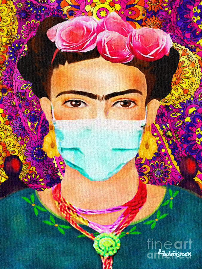 Frida Kahlo 5 Painting by Linda Weinstock