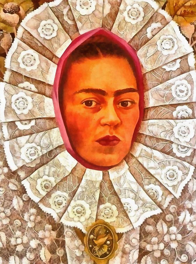 Frida Kahlo Digital Art by Barr Tilden - Fine Art America