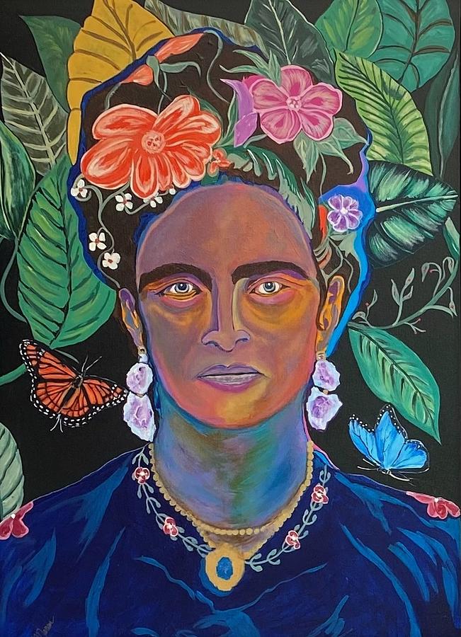 Frida Kahlo Painting by Bill Manson