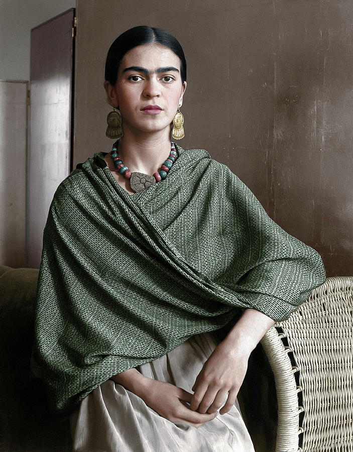 Frida Kahlo Digital Art by Celestial Images