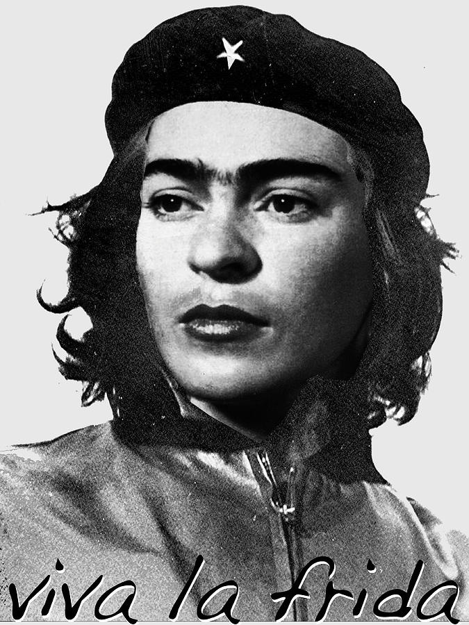 Frida Kahlo Che Guevara Painting by Tony Rubino