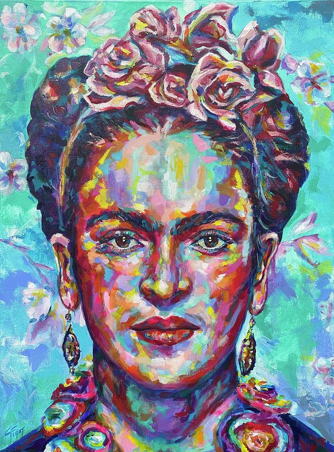 Frida Kahlo Painting by Chris Figat - Fine Art America