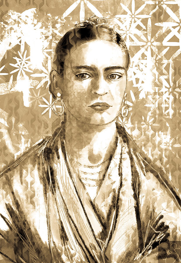 Frida Kahlo Digital 3 Mixed Media