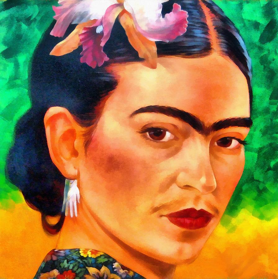 Frida Kahlo Digital Art by Ethan Dering - Pixels