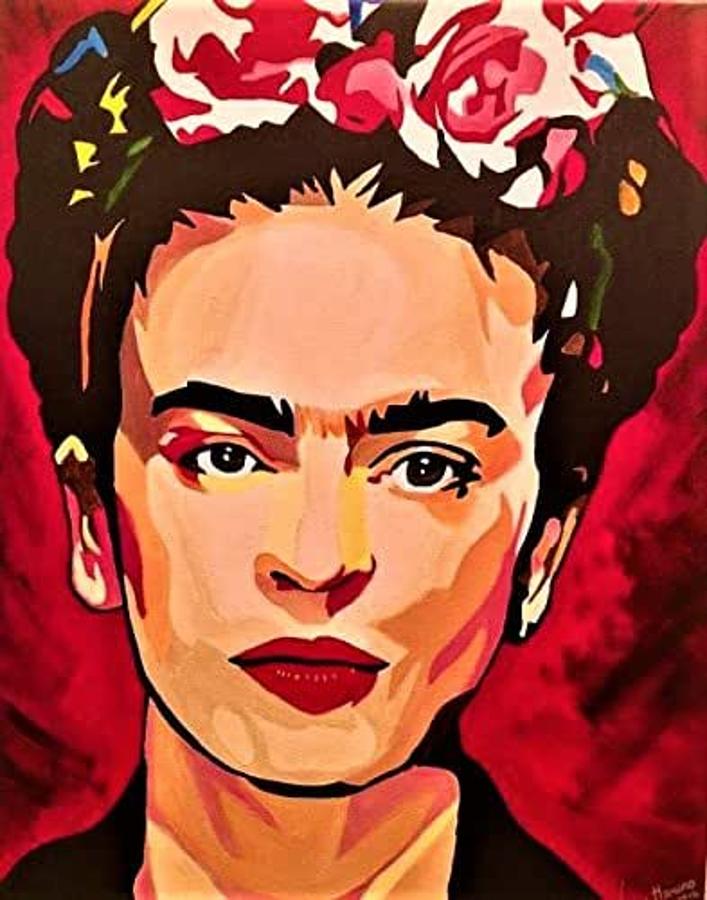 Frida Kahlo Illustration Mixed Media by Jacob Brink - Fine Art America
