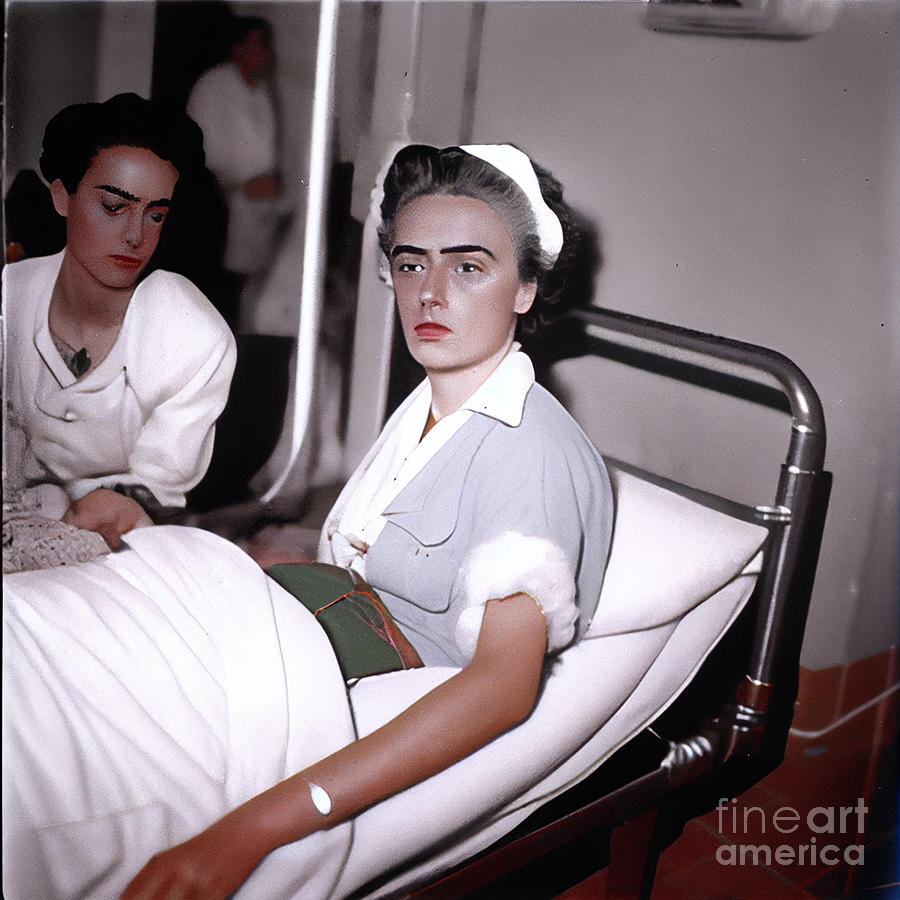 Frida Kahlo in at the English hospital by Asar Studios Digital Art by ...