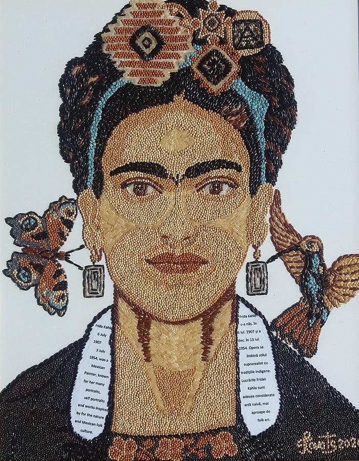 Frida Kahlo Relief by Kovats Daniela - Fine Art America