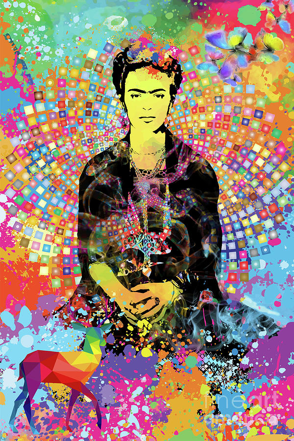 Frida Kahlo Digital Art by Olga Hamilton