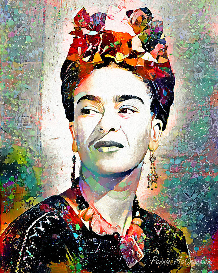 Frida Kahlo Digital Art by Pennie McCracken