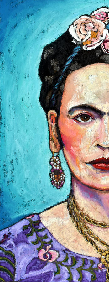 Frida Kahlo Portrait Crop Painting