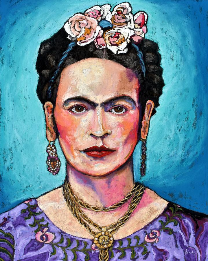 Frida Kahlo Portrait Painting by David Hinds - Fine Art America
