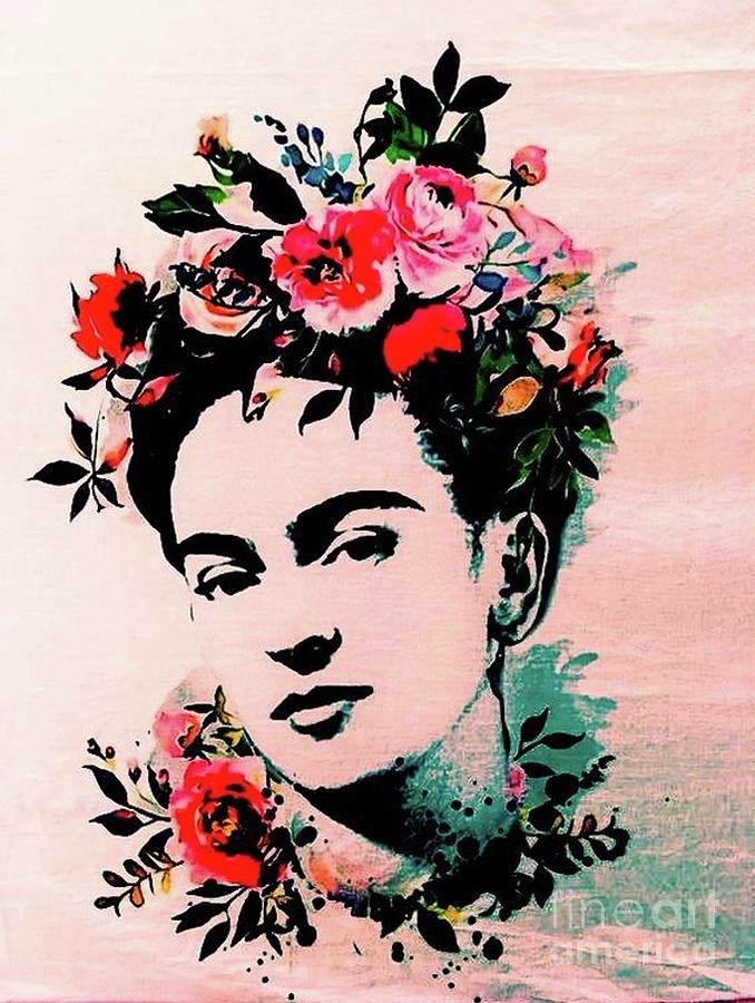 Frida Kahlo Sketch Digital Art by Tobin Greenholt - Fine Art America