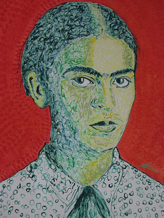 Frida Kahlo Painting by Sol Luckman
