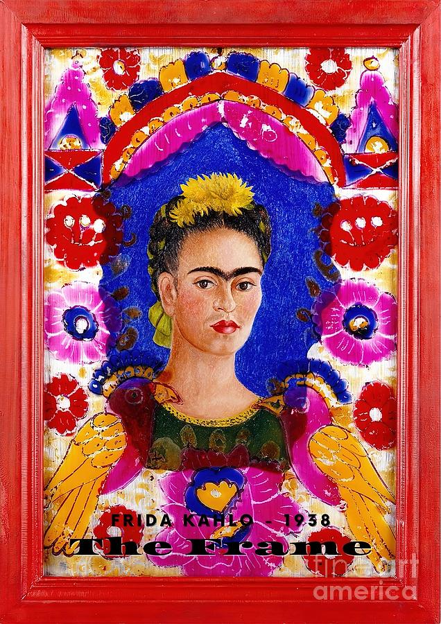 Frida Kahlo The Frame 1938 artist feminist Frida Painting by Morgan ...