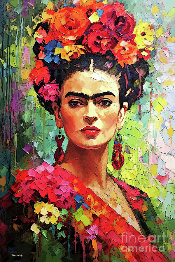 Frida Kahlo Painting - Frida Kahlo by Tina LeCour
