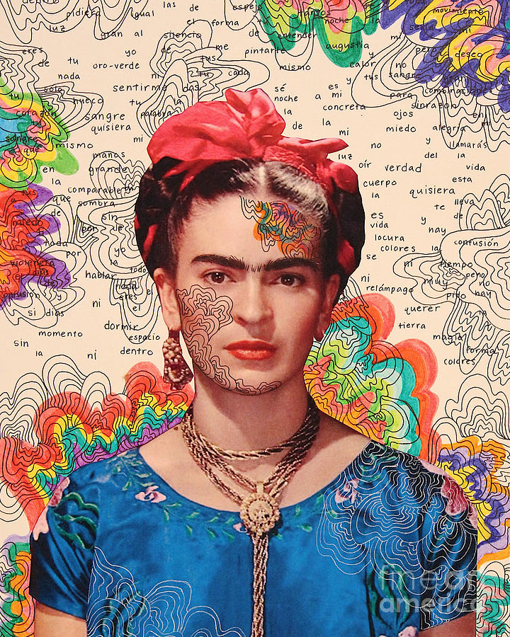 Frida Mixed Media by Katie Remaklus - Fine Art America