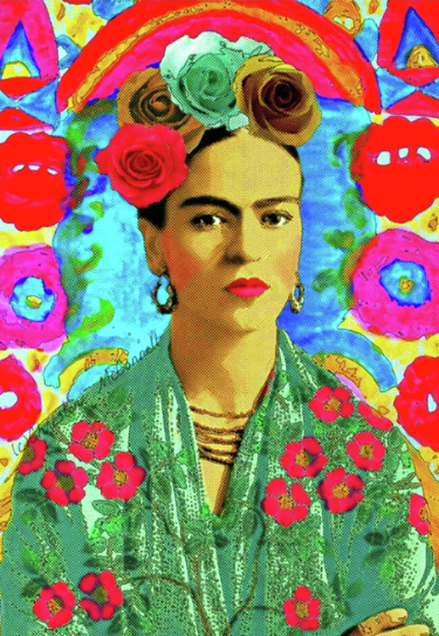 Frida Khalo Beautiful Digital Art by William Barber - Pixels