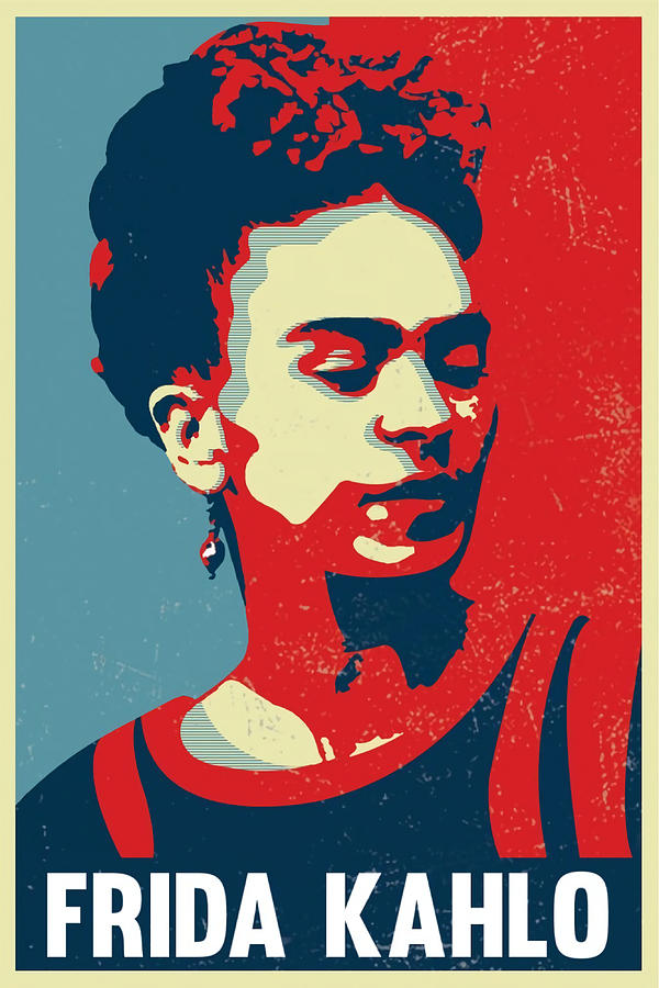 Frida Khalo Poster hipster Painting by Selina Miller | Fine Art America