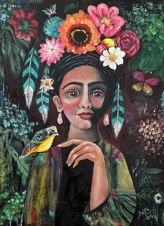 Frida Kahlo Painting - Frida by Melin Baker