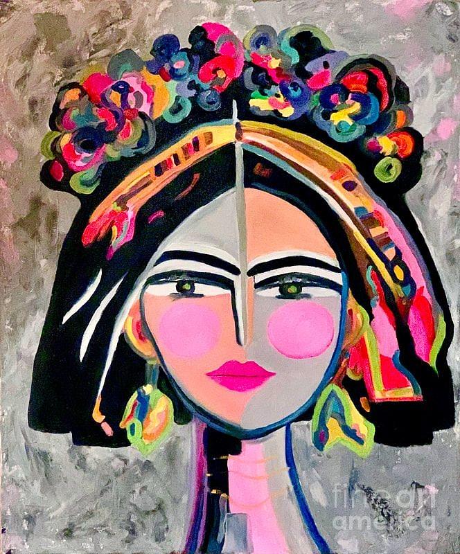 Frida  Painting by Patsy Walton