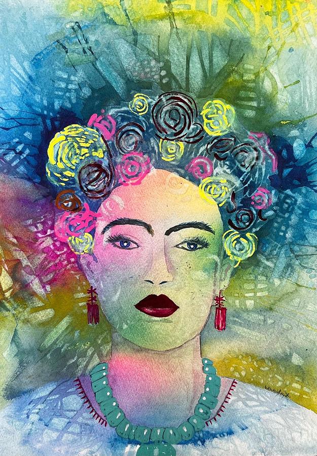 Frida Painting - Frida ReImagined by Renee Floyd