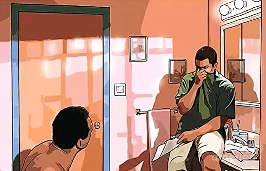 Friday Movie Funny Bathroom Art Tapestry Textile by Adams Lily Fine