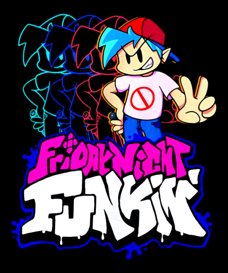 Friday Night Funkin BF Digital Art by Lazado