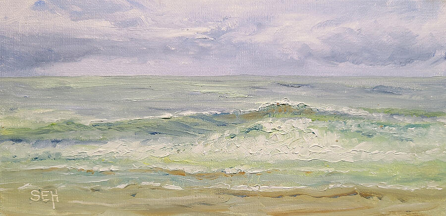 Friday Seas Painting by Susan E Hanna | Fine Art America