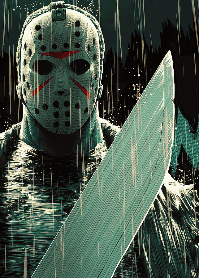 Friday the 13th - Jason Voorhees Digital Art by Uber Colektiv