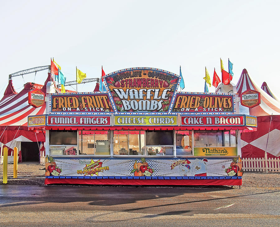 Fried Food Stand Photograph by Debra Millet - Fine Art America