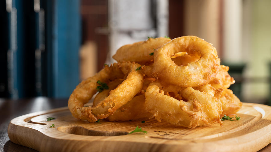 Fried Onion Rings Photograph by Justin Ong