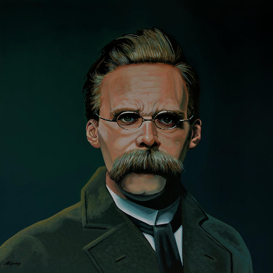 Friedrich Nietzsche Painting Painting by Paul Meijering