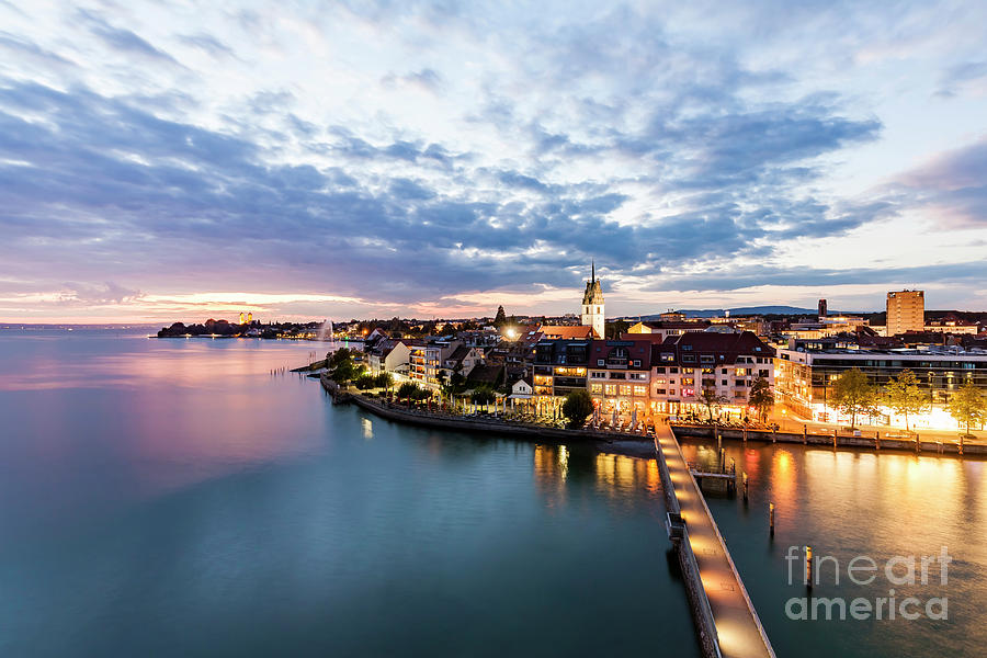 Friedrichshafen city Lake Constance Germany Photograph by Werner ...