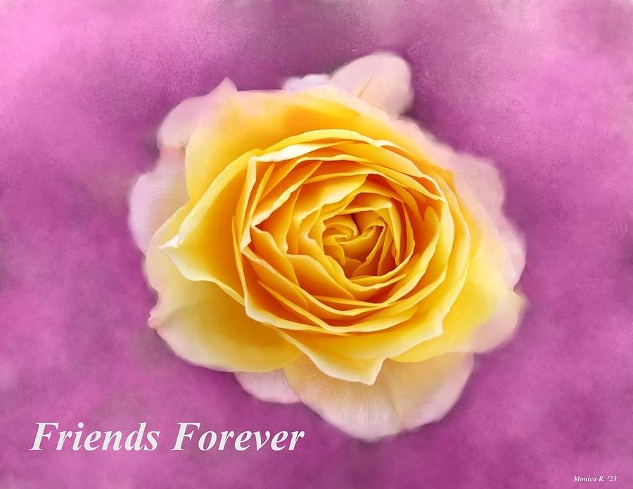 Friends Forever Mixed Media by Monica Resinger
