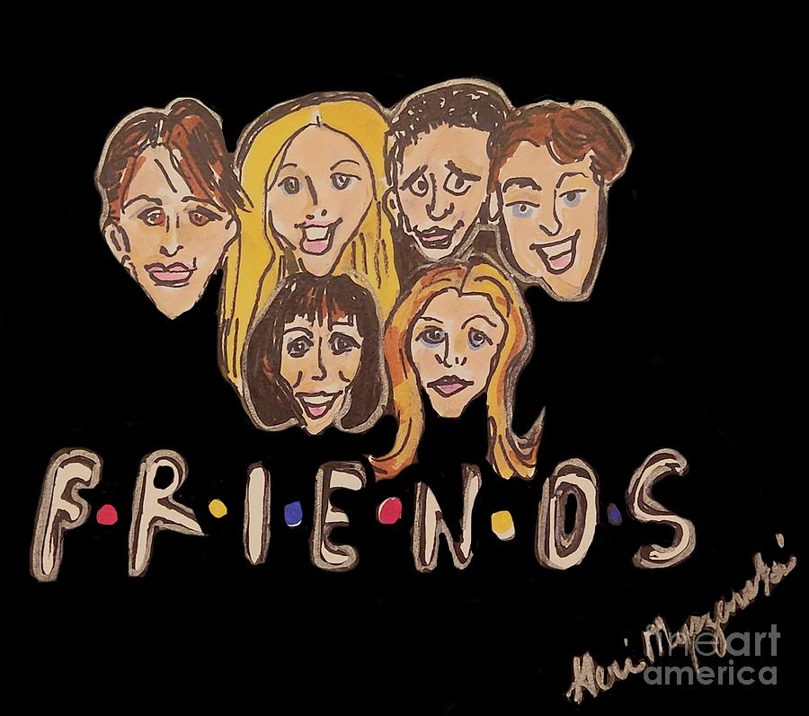 FRIENDS Jennifer Aniston, Courteney Cox, Lisa Kudrow, Matt LeBlanc ...