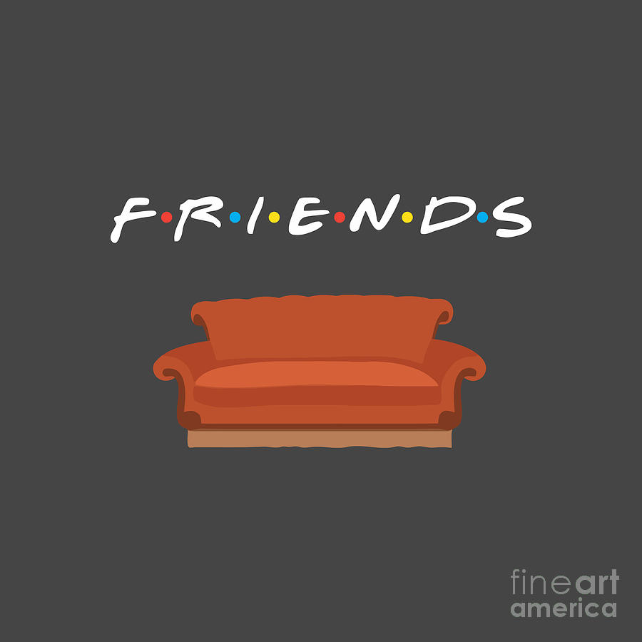 Friends Sofa Digital Art by Mary D Rodriquez - Fine Art America