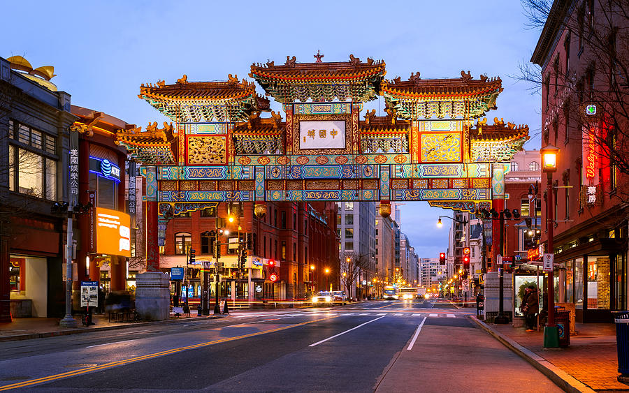 Friendship Archway, Chinatown, Washington DC, America Photograph by Joe Daniel Price