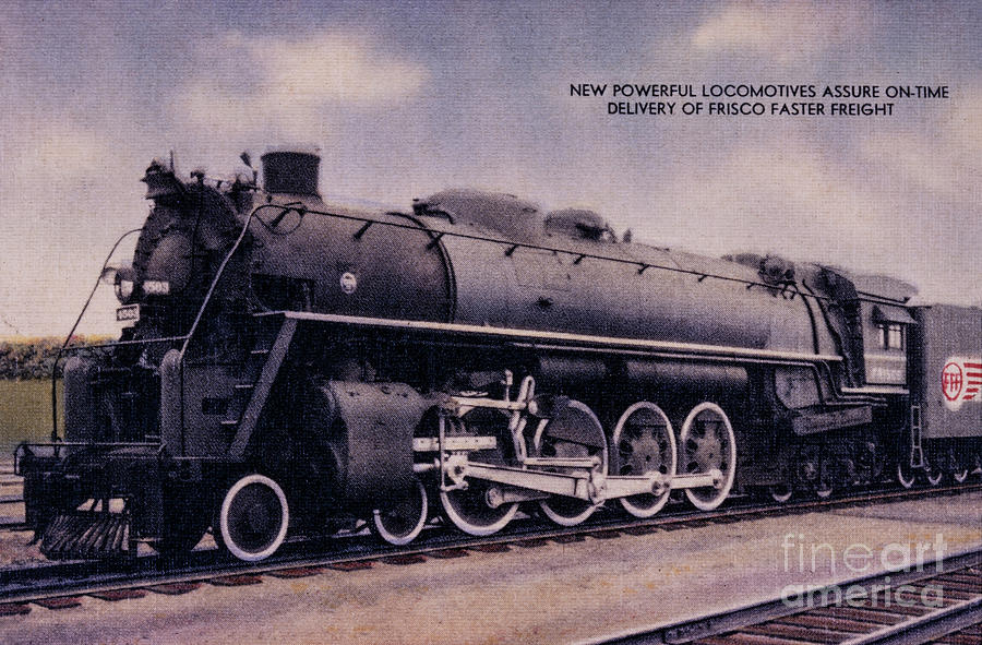 Frisco Fast Freight Postcard Photograph by Garry McMichael