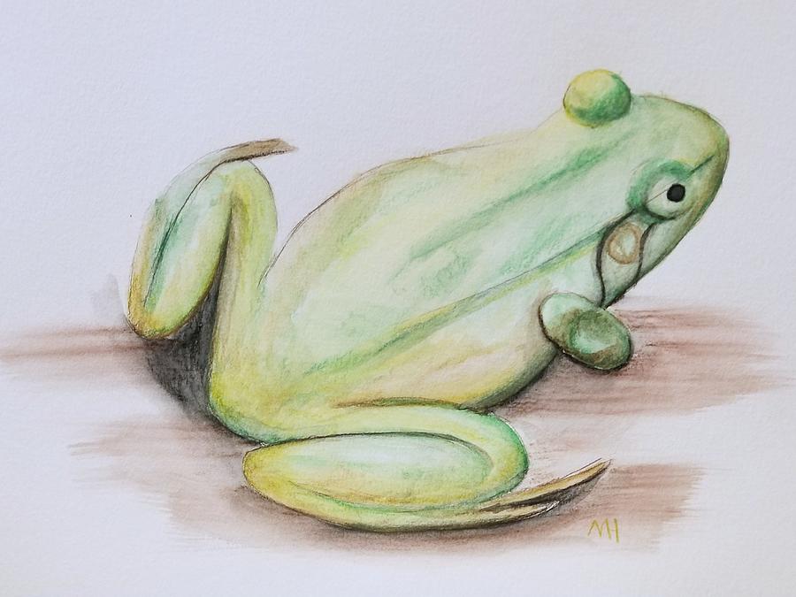 Frog Painting - Froad by Monica Habib