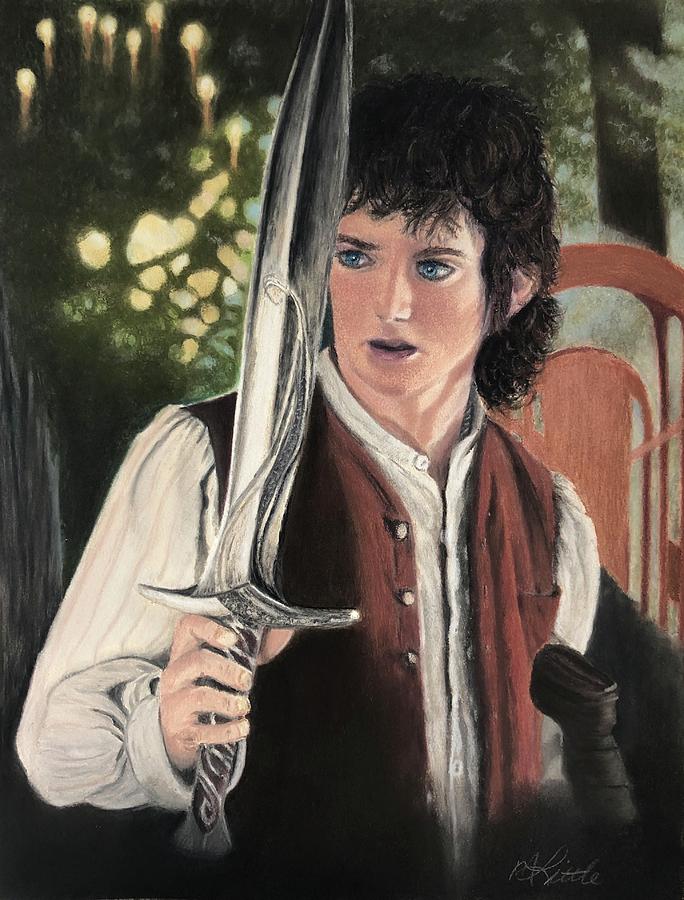 Frodo  Pastel by Marlene Little