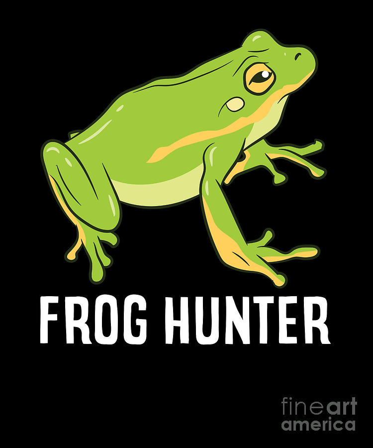 Frog Hunter Cute Frog Catcher Gift For Frog Hunter by EQ Designs