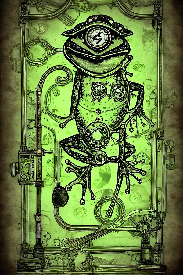 Frog Laboratory Digital Art by Dr Panacea - Pixels