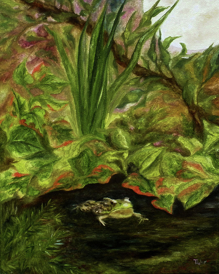 Frog Medicine Painting by FT McKinstry