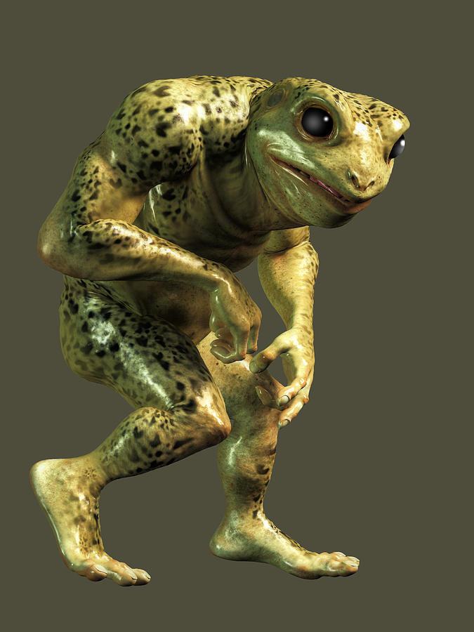 Frogman Digital Art by Daniel Eskridge