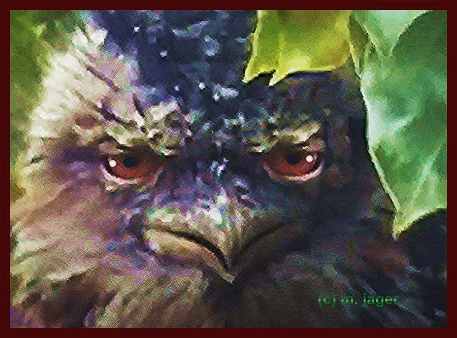 Tawny  Frogmouth Bird Mixed Media